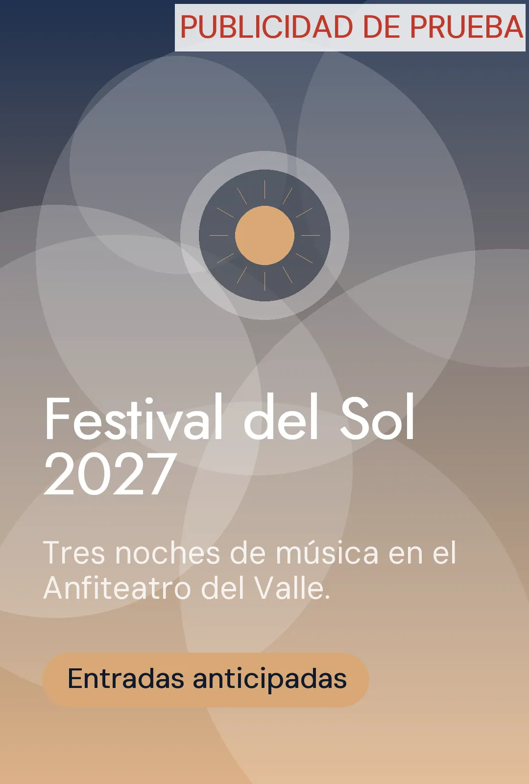 Festival del Sol 2027 (publicidad de prueba)
